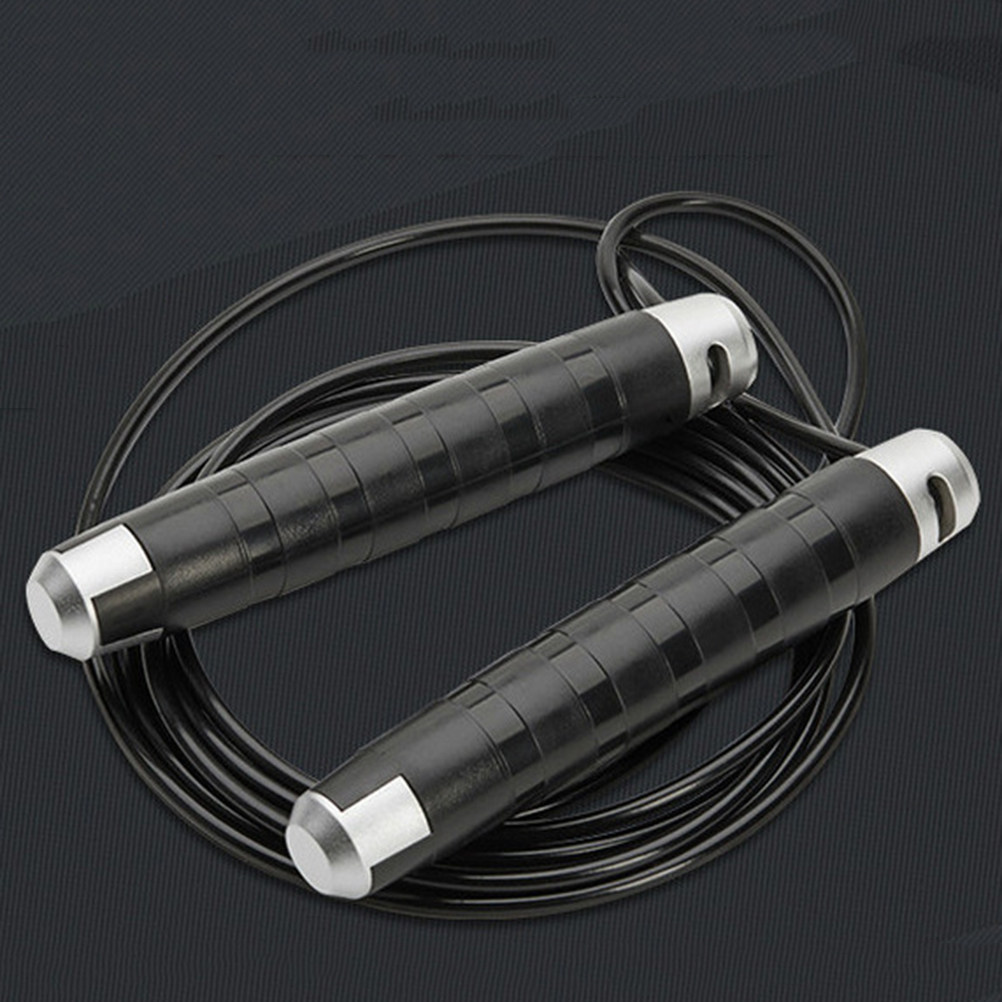 Jump Rope Speed Bearing - Corda de Pular de Aço Preta