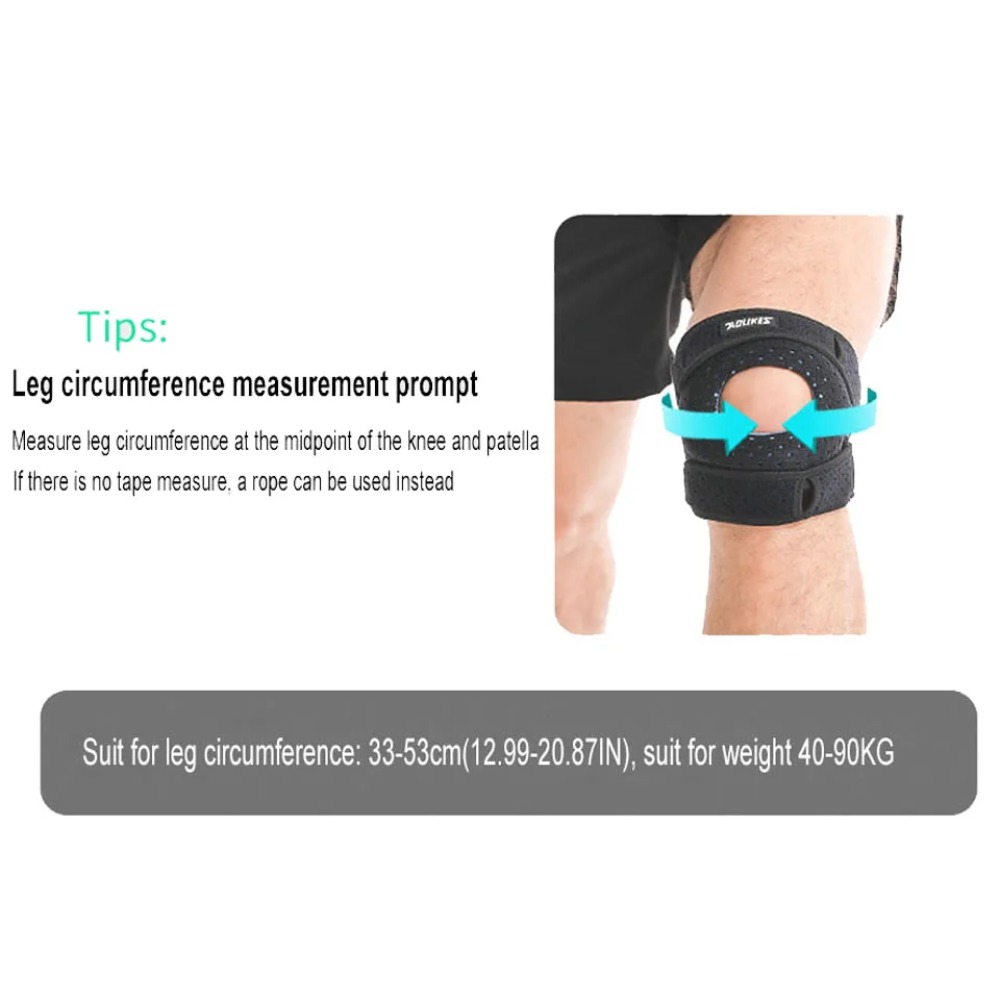 Novo 1 pçs patela joelho cinta - Knee Sleeve Pair avaliação e preço