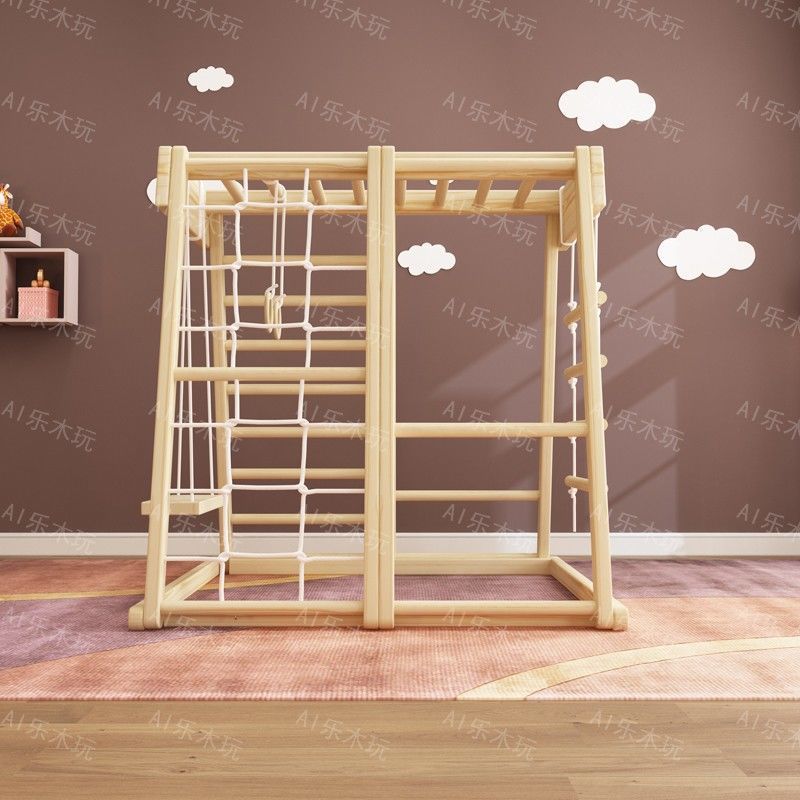 Parque infantil interno montes - Gymnastic Ring Wood avaliação e preço