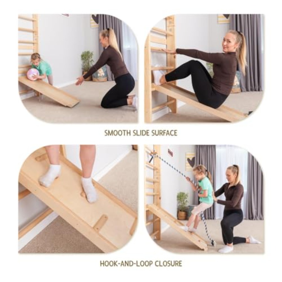 Escada sueca de madeira maciça - Gymnastic Ring Wood avaliação e preço