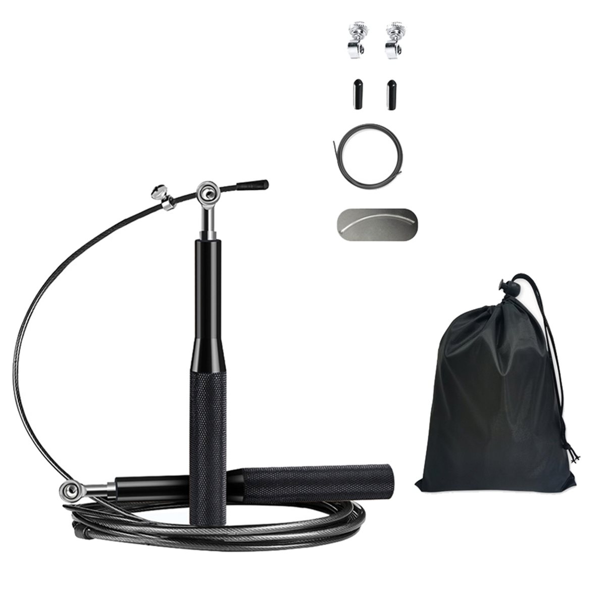Corda de Pular Ajustável com C - Jump Rope Speed Bearing avaliação e preço