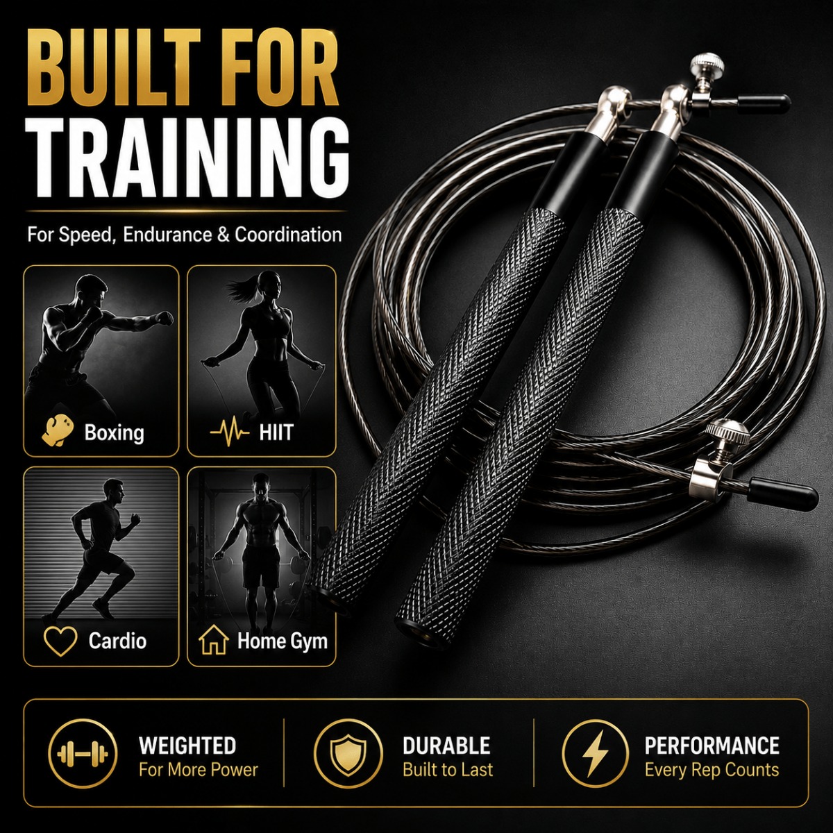 Corda de Pular com Rolamento d - Jump Rope Speed Bearing avaliação e preço
