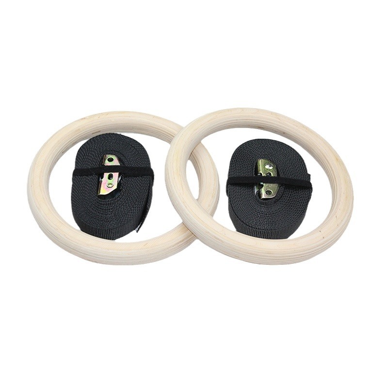 Anéis de ginástica fitness com - Gymnastic Ring Wood avaliação e preço