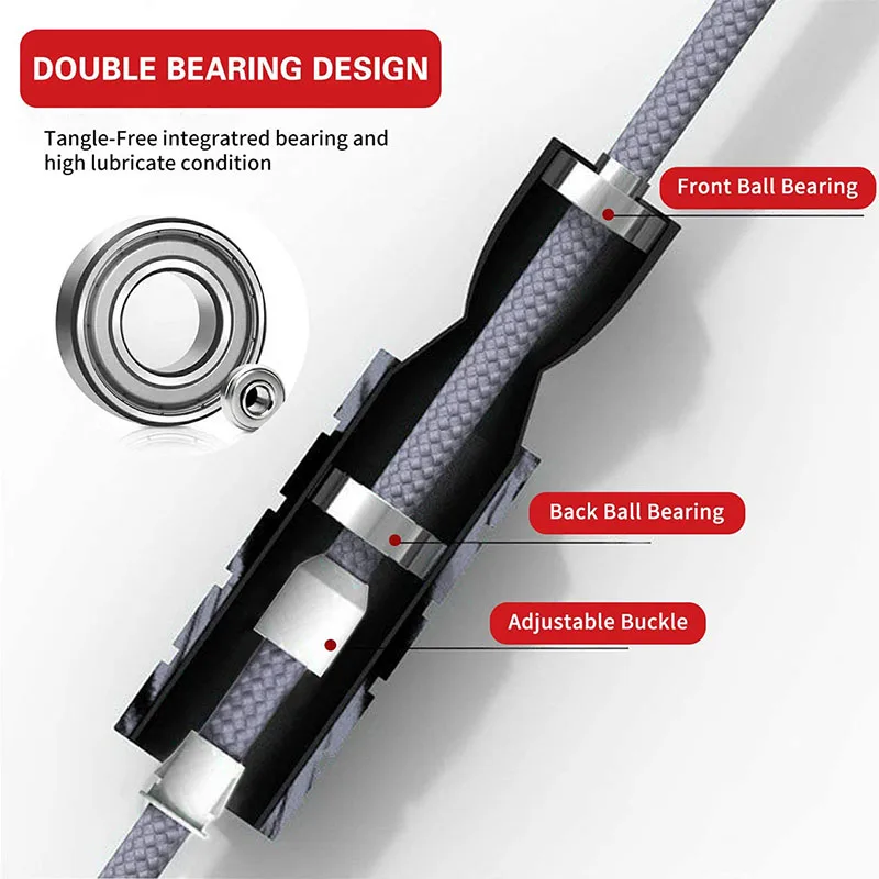 Corda de corrida ultraleve, al - Jump Rope Speed Bearing avaliação e preço