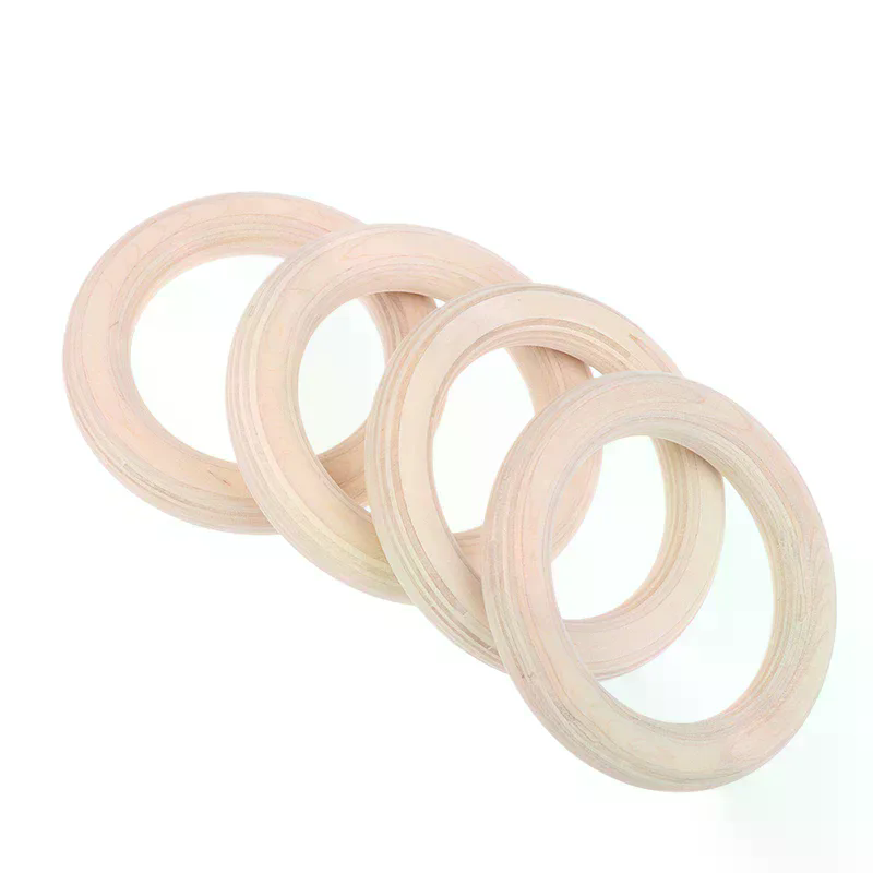 2 pçs anel de madeira portátil - Gymnastic Ring Wood avaliação e preço