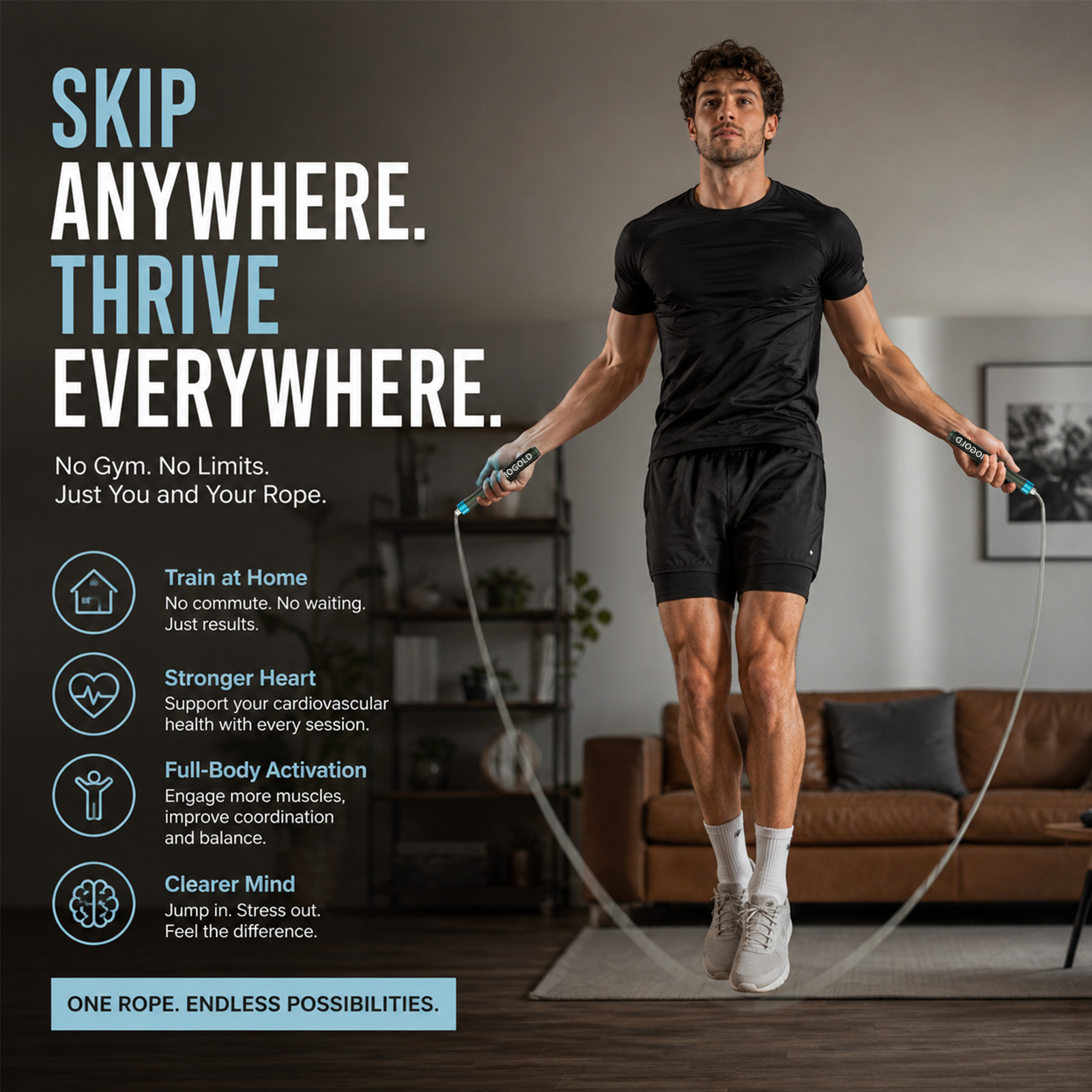 Corda de pular de velocidade p - Jump Rope Speed Bearing avaliação e preço