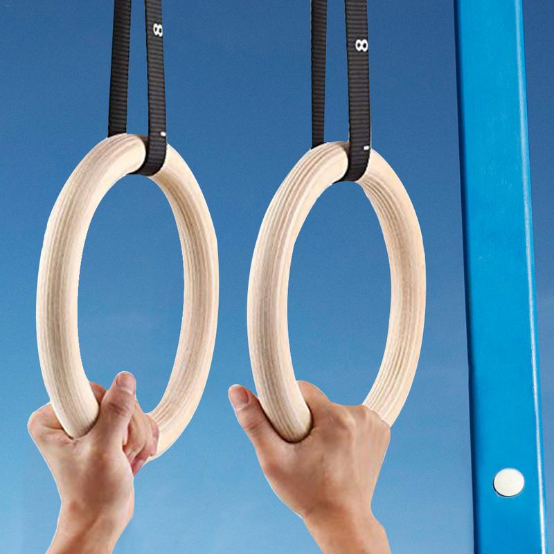 1 peça anéis de ginástica de m - Gymnastic Ring Wood avaliação e preço