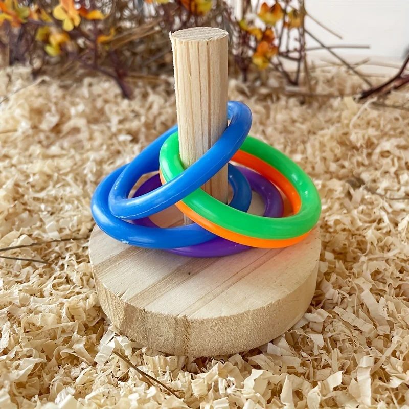 Anel de papagaio interativo de - Gymnastic Ring Wood avaliação e preço