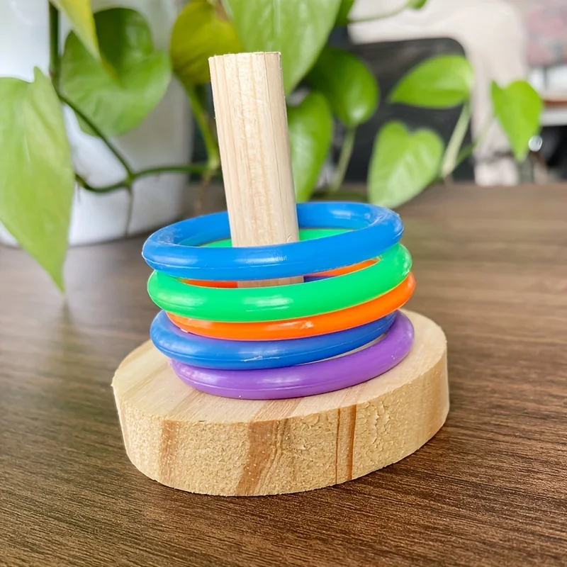 Anel de papagaio interativo de - Gymnastic Ring Wood avaliação e preço