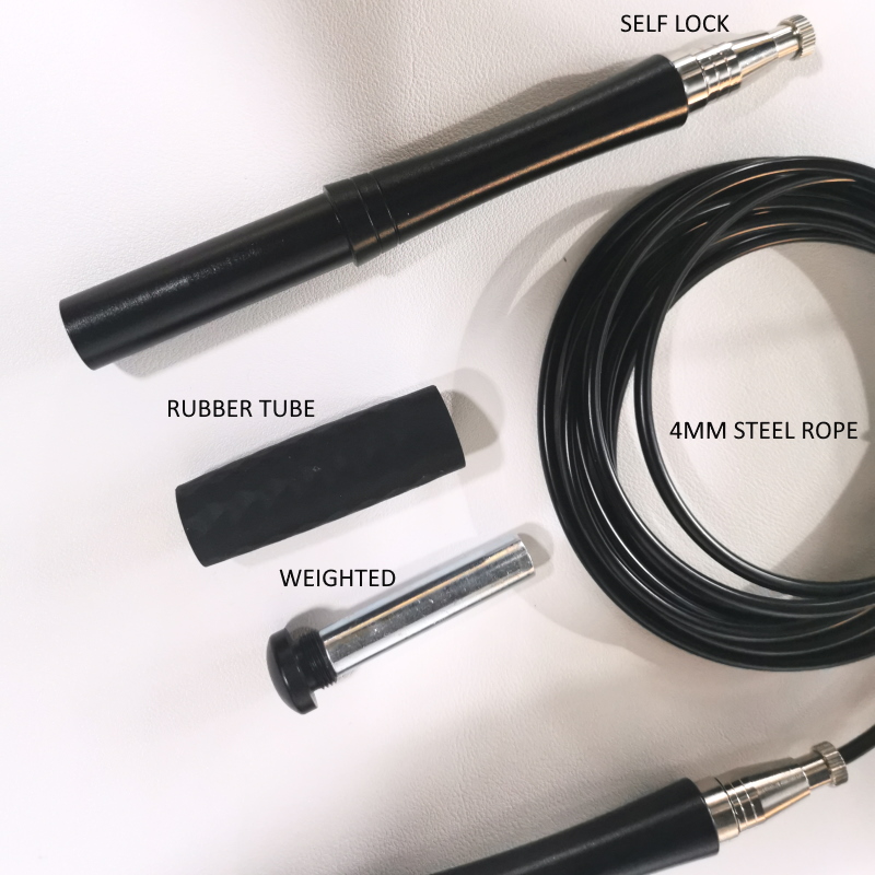 Cabo de aço de 279 gramas e 4m - Jump Rope Speed Bearing avaliação e preço